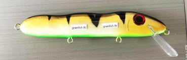 Gewefish-Spezi-Wobbler, 12cm, Floating, Golden Perch, UV